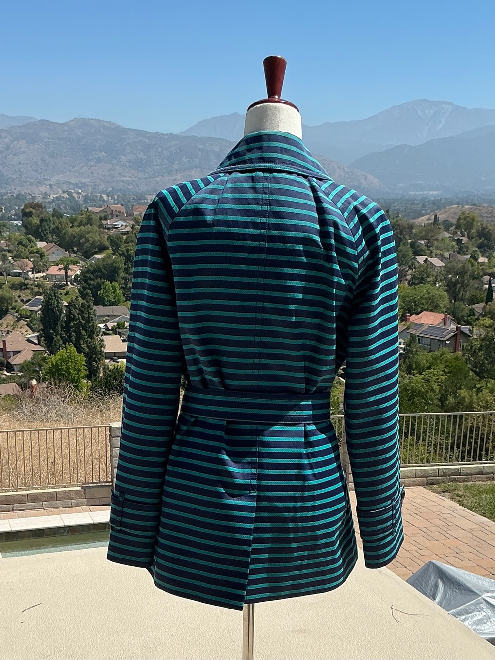 Coach short trench coat - Picture 3 of 15